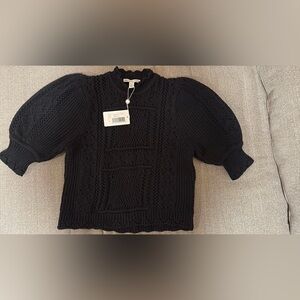 Autumn Cashmere Elegant Black Sweater